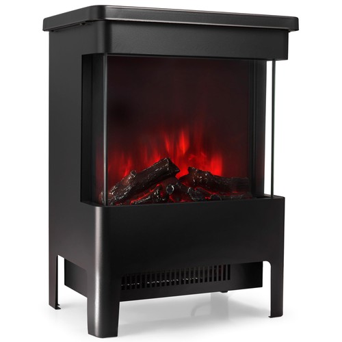 Electric log burner stove - log,
