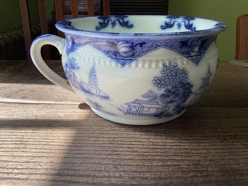 Antique spode blue white - antique,
