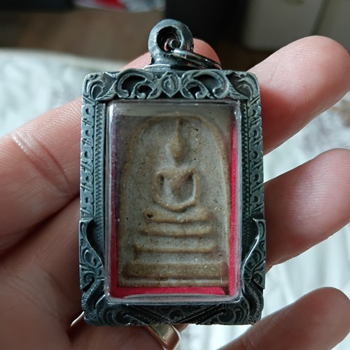 Thai buddha clay amulet phra - clay,