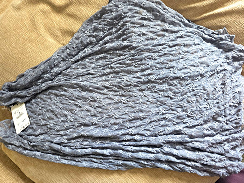 Women grey floral lace - grey, skirt