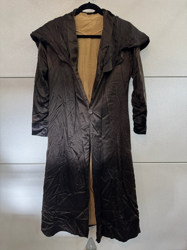 Antique 1920s black satin - 1920s,