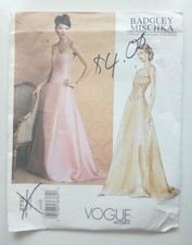 Uncut Vogue Badgley Mischka Evening Wedding Dress Sewing Pattern  6-10 2732