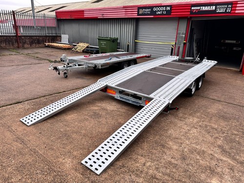 Beaver tail trailer twin axle - tail,