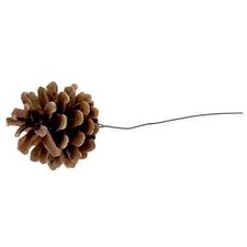 Pine Cones on Wire Christmas