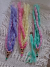 Candylocks dolls x 3, with hair accessories