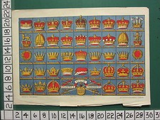 c1890 PRINT ~ CROWNS & OUR