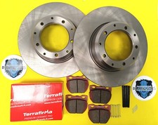 Defender 110 130  Td5 Puma Pair Rear Brake Discs & Pads  2001 on LR189509
