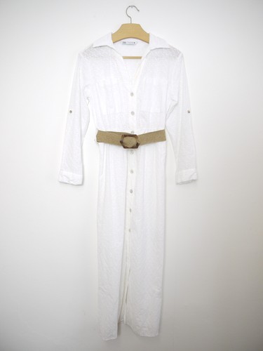 Zara white shirt dress - shirt,
