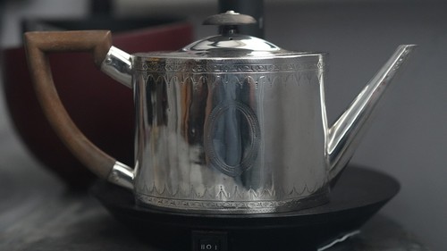 George iii silver teapot - iii,