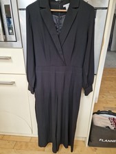 Stunning Black Formal Sumner Zara Jumpsuit Size 10 EUR 38 wide leg