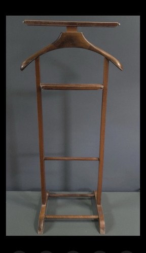 Vtg wood butler valet - wood,