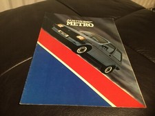 Austin Metro car brochure