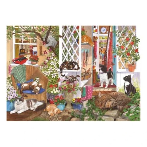 House puzzles 1000 piece - house,