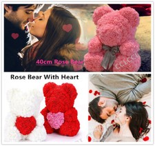 40cm Rose Teddy Bear Flower