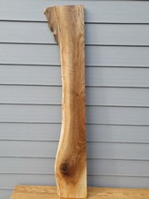 WN0042 English Walnut wood slab live waney edge timber  1575mmX310/200mmX40mm