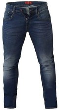 D555 Duke Big Mens Stretch Jeans Tapered Fit Vintage Blue 40-70" (KS15495)