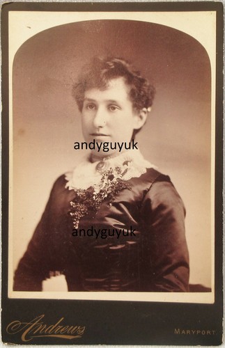 Cabinet card maryport lady - card,