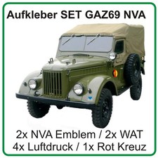 Sticker set for GAZ GAZ69
