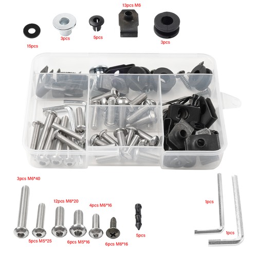 Screws fairing bolts kit - fairing,