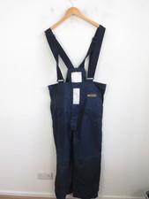 Wetline Coastal Trousers Bib Mens Sailing Outdoor Marine Fishing Blue Size S