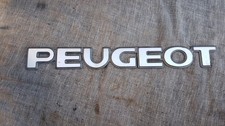 PEUGEOT BOXER trunk tailgate boot lid emblem badge logo chrome rear door van