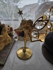 Swarovski Crystal Temptation 24k Gold Plated Tinkerbell Fairy With Crystals