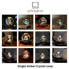 Crystal LED Desk Lamp Weighted