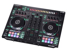 Roland DJ-505 DJ Controller Mixer 2-Channel, 4-Deck Serato with Drum Kit