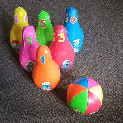 Toddlers smurfs soft bowling - smurfs,