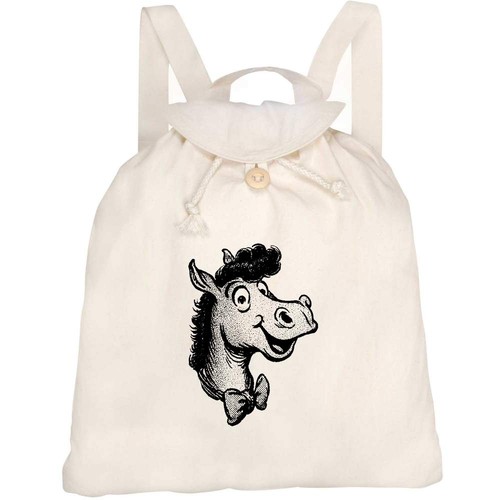 Vintage cartoon horse canvas - 'vintage, horse'