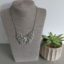 NEXT Statement Necklace Grey