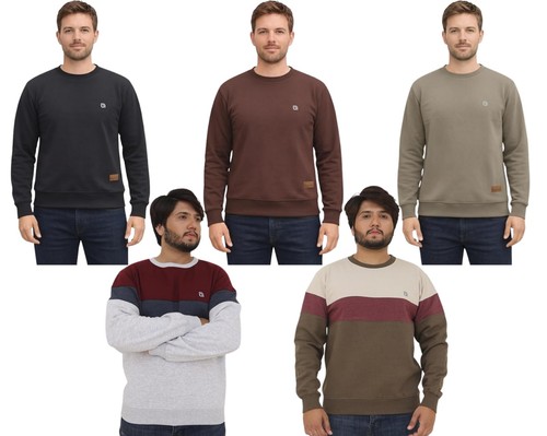 Men fleece crew neck - fleece,
