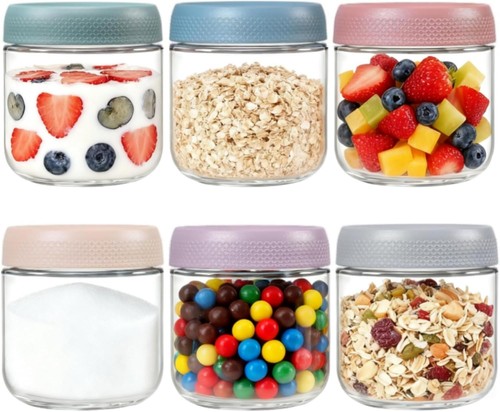 Siocok pack 16oz glass jars - pack,