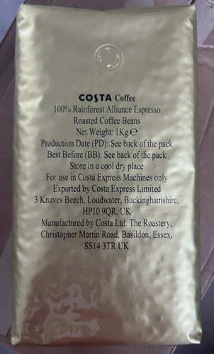 Costa coffee 1kg espresso 100 - coffee, 100%