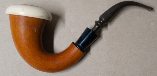 Vintage calabash tobacco pipe - calabash,