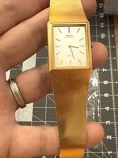 Rare gold mesh men's Seiko