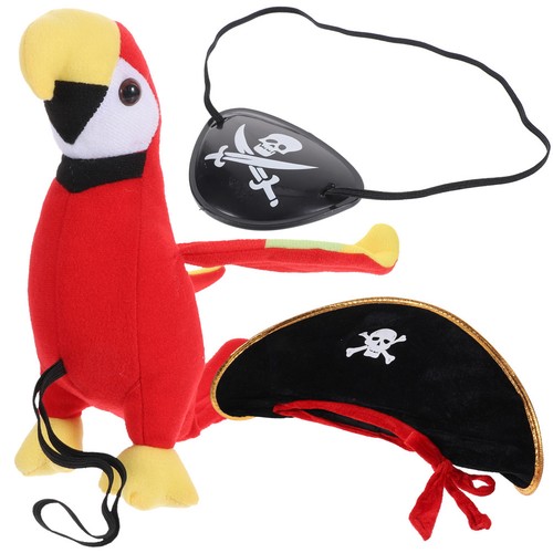 Assorted color plush pirate - plush,