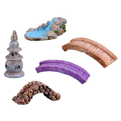 5pcs mini resin - mini, garden