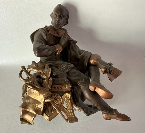 Antique ansonia shakespeare - w,
