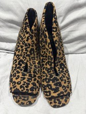 Next UK7 Widefit Leopard Skin