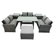 Fimous 6-8 Seater Wicker PE