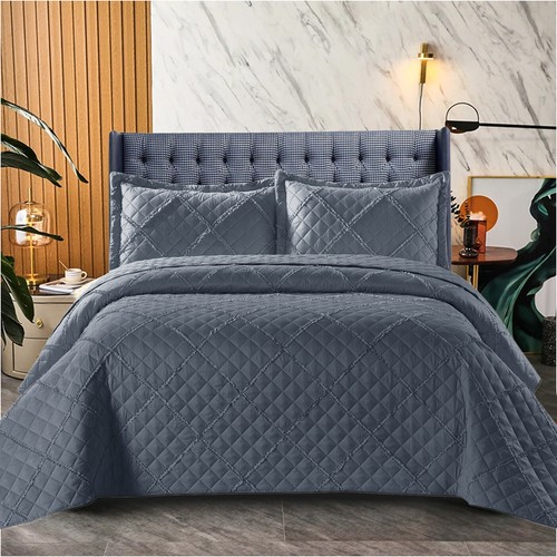 Quilted bedspread throw - quilted,