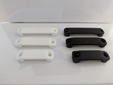 White Black nylon webbing bridge 25/40/50mm boat strap footmans sprayhood buckle