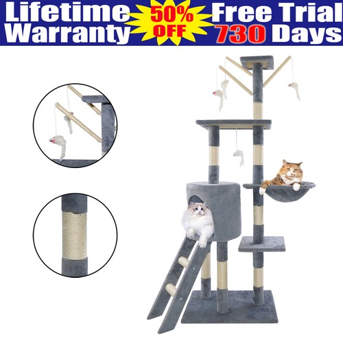 139cm large cat tree multi - 139cm,