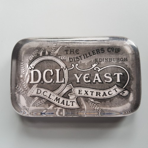 Antique glass paperweight dcl - paperweight,