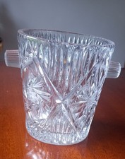 Lead Crystal Champagne/Ice Bucket Cut Glass