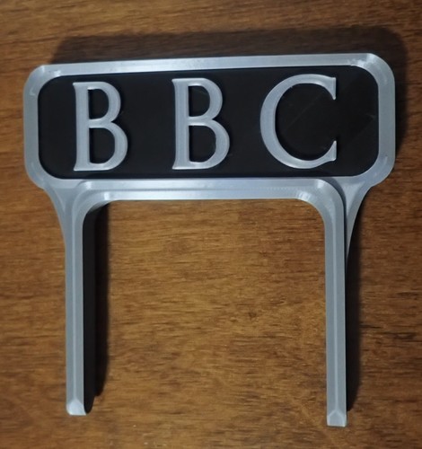 Reproduction bbc call letters - reproduction,