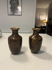 Pair of Chinese Cloisonne Vase