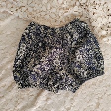 baby bloomers shorts navy 1-2y