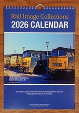 Rail Image Collections Calendar 2026, railway enthusiast gift